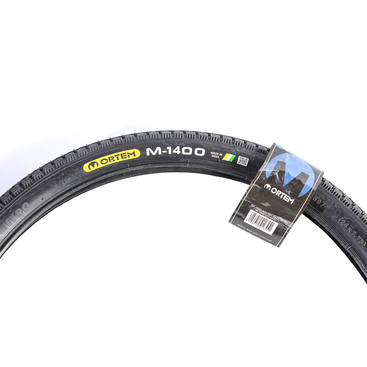 Anvelopa bicicleta 24x1.75", ETRTO 47-507, model M-1400, negru, profil Street