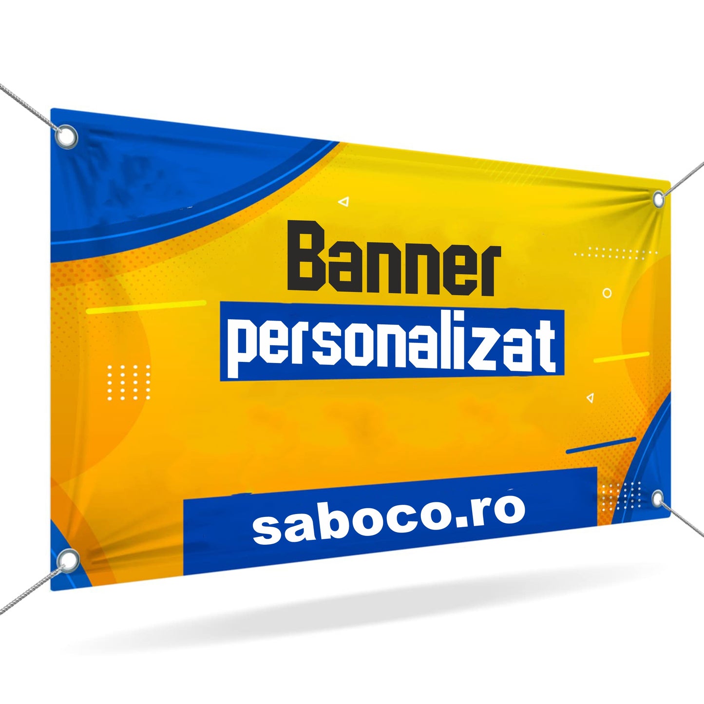 Banner personalizat, interior/exterior, 2 x 1 m