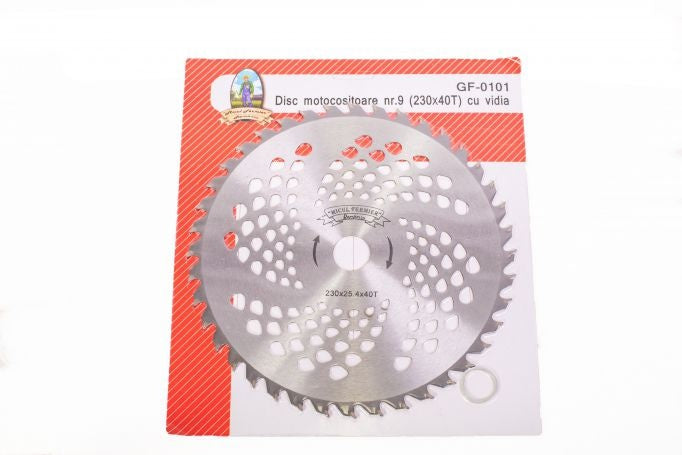 Disc motocositoare nr. 9/230 cu vidia MF