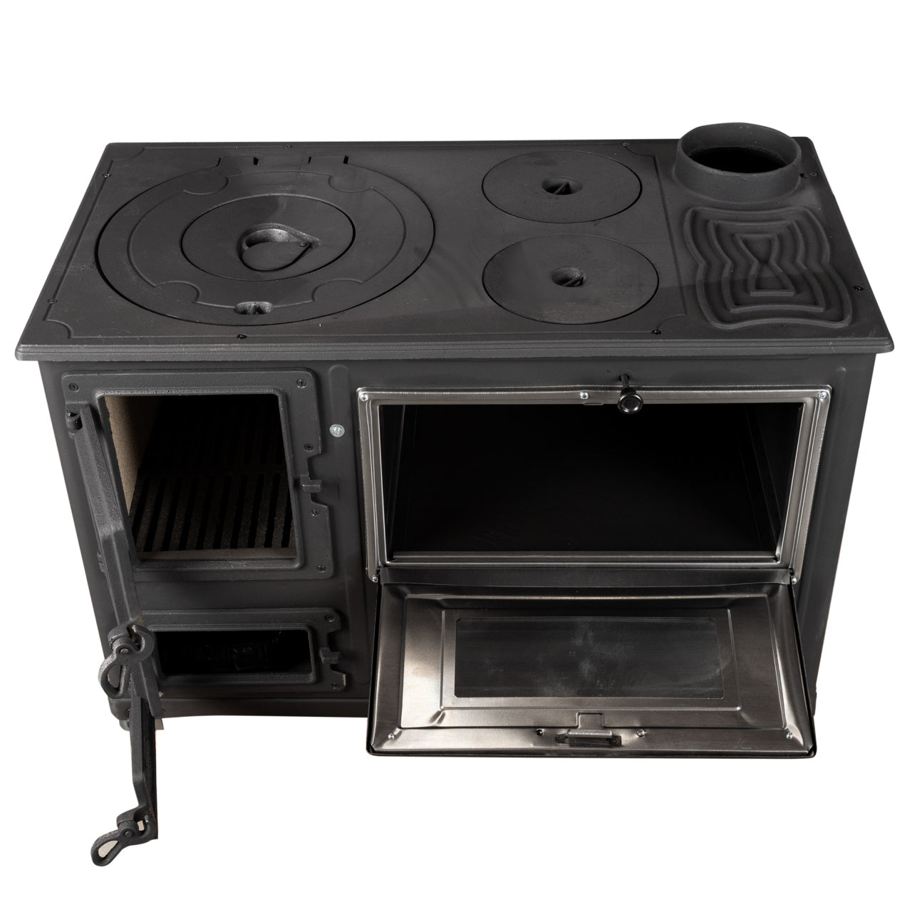 Soba pe lemne 6.7kW Fantazia Lux, cos dreapta