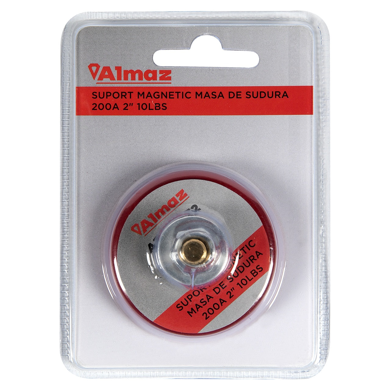 Suport masa sudura Almaz, magnetic, capacitate de ridicare 4.5 Kg, diametru 55mm, 200A