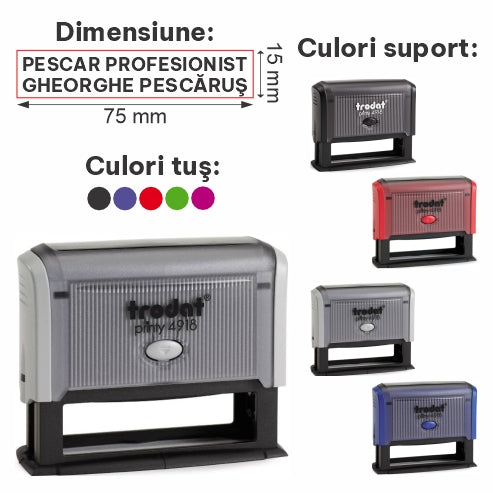 Stampilă - TRODAT PRINTY 4918