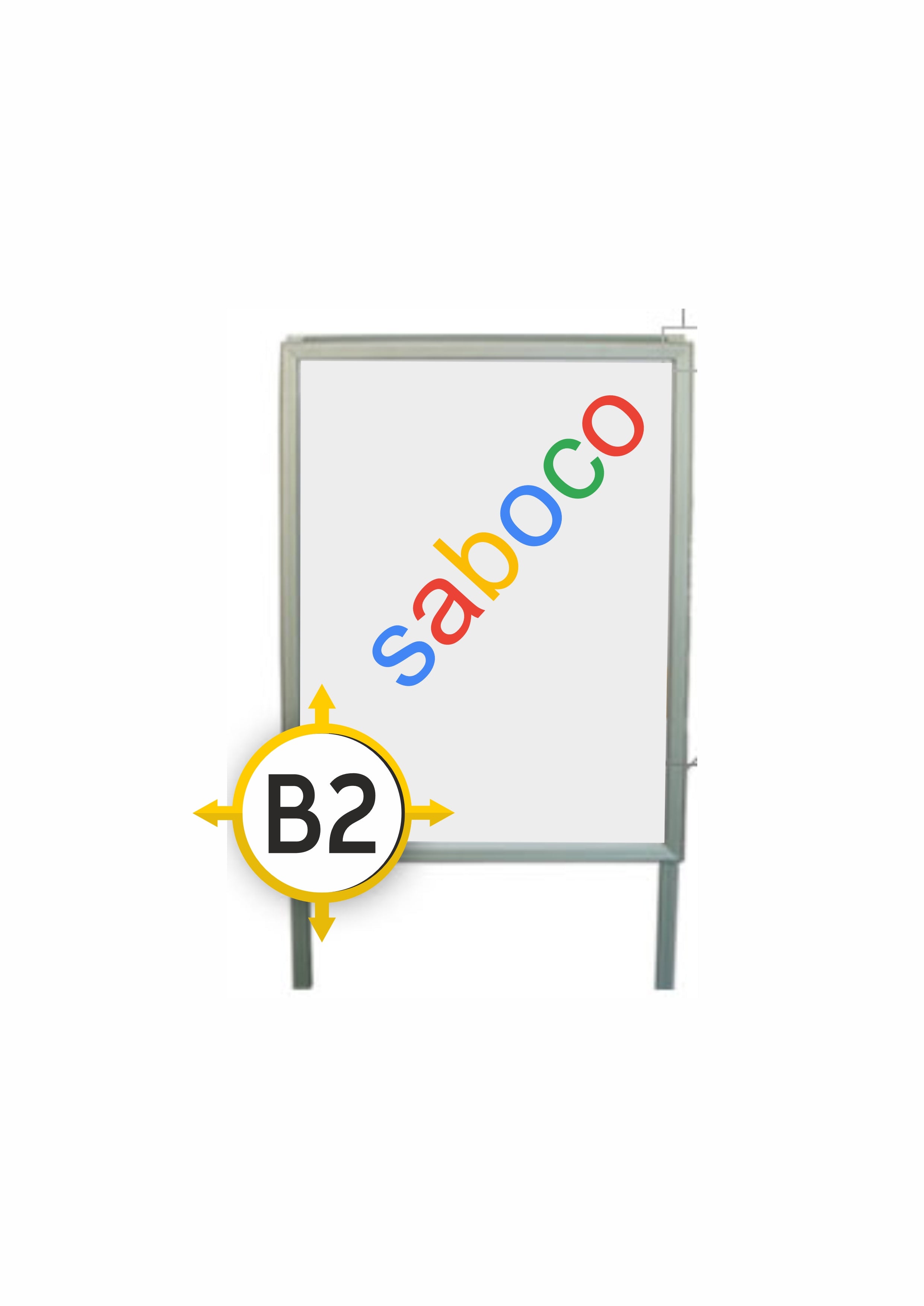 People Stopper DUBLU - B2 ( 500 × 707 mm )