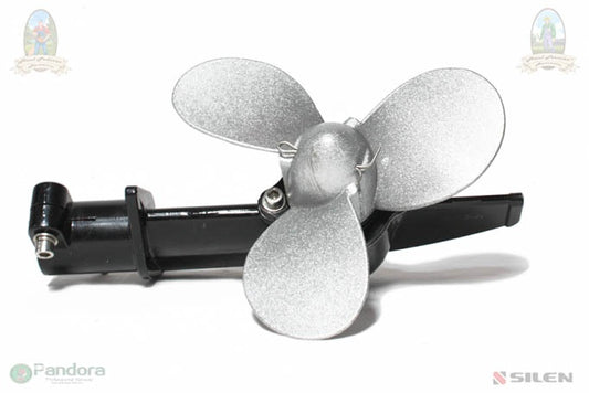Adaptor pentru motor motocositoare cu elice pentru barca