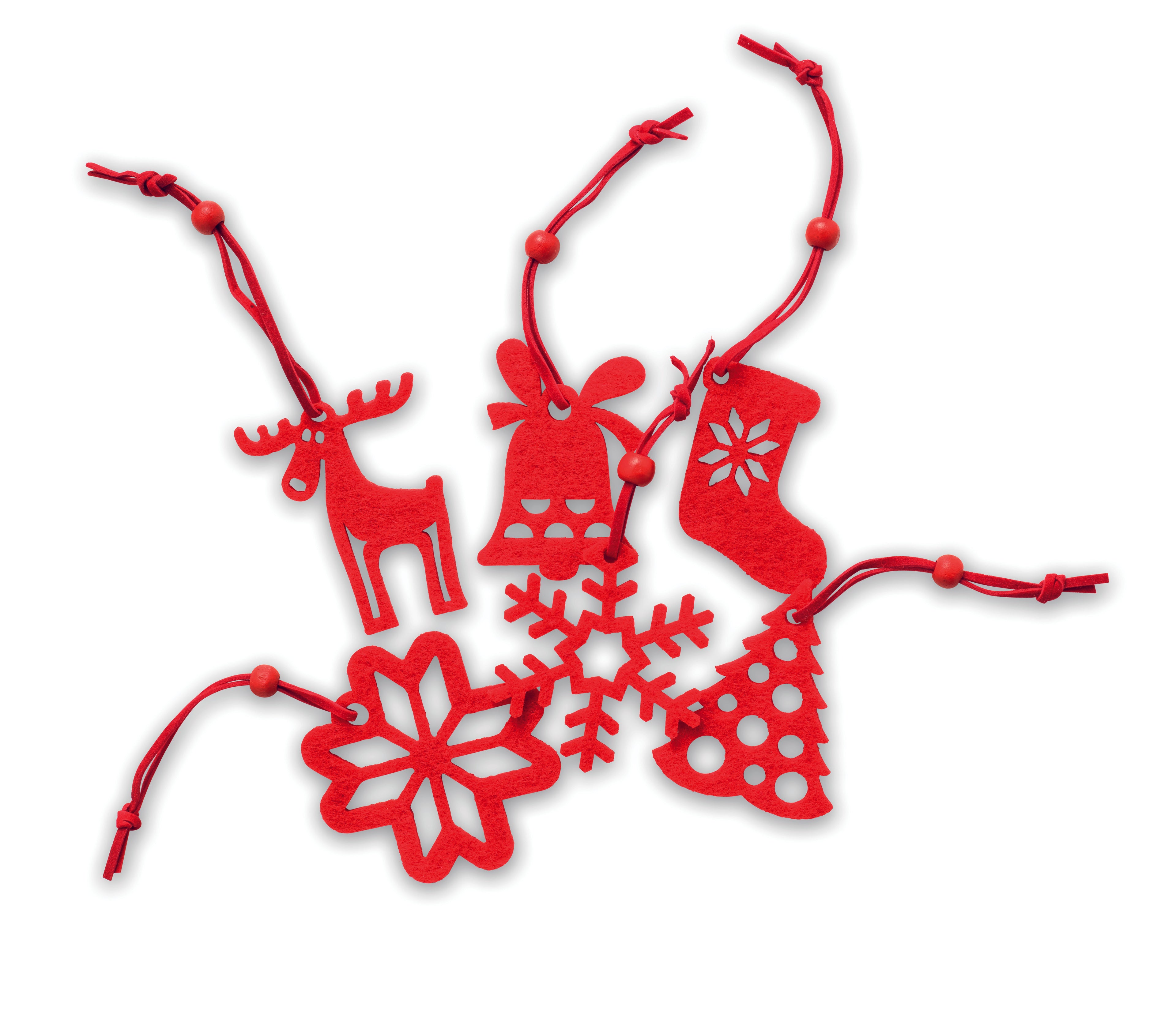 Set de 6 agățători pentru pomu