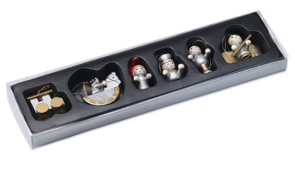 Set 6 decorațiuni de Crăciun