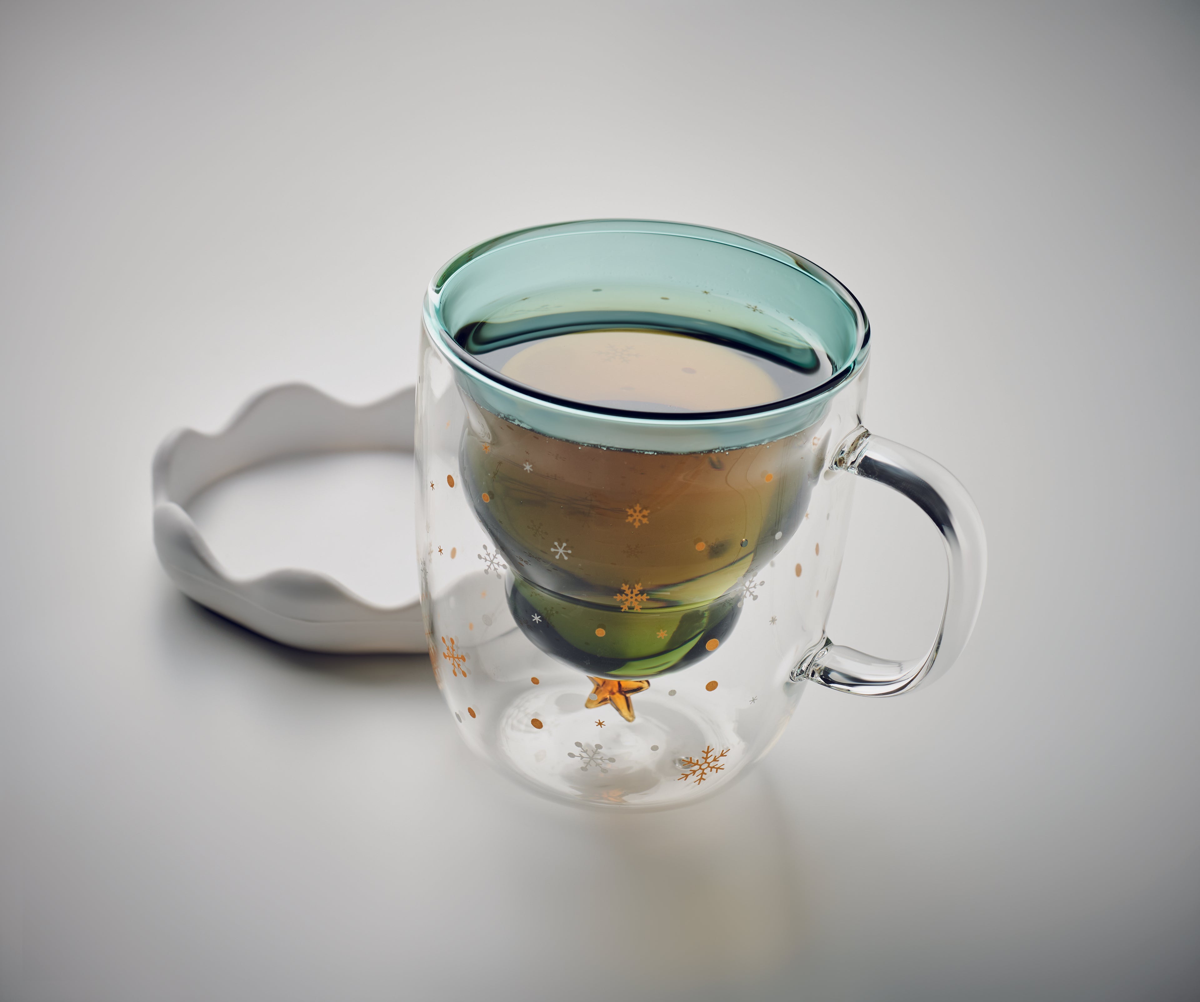 Cană borosilicat perete dublu