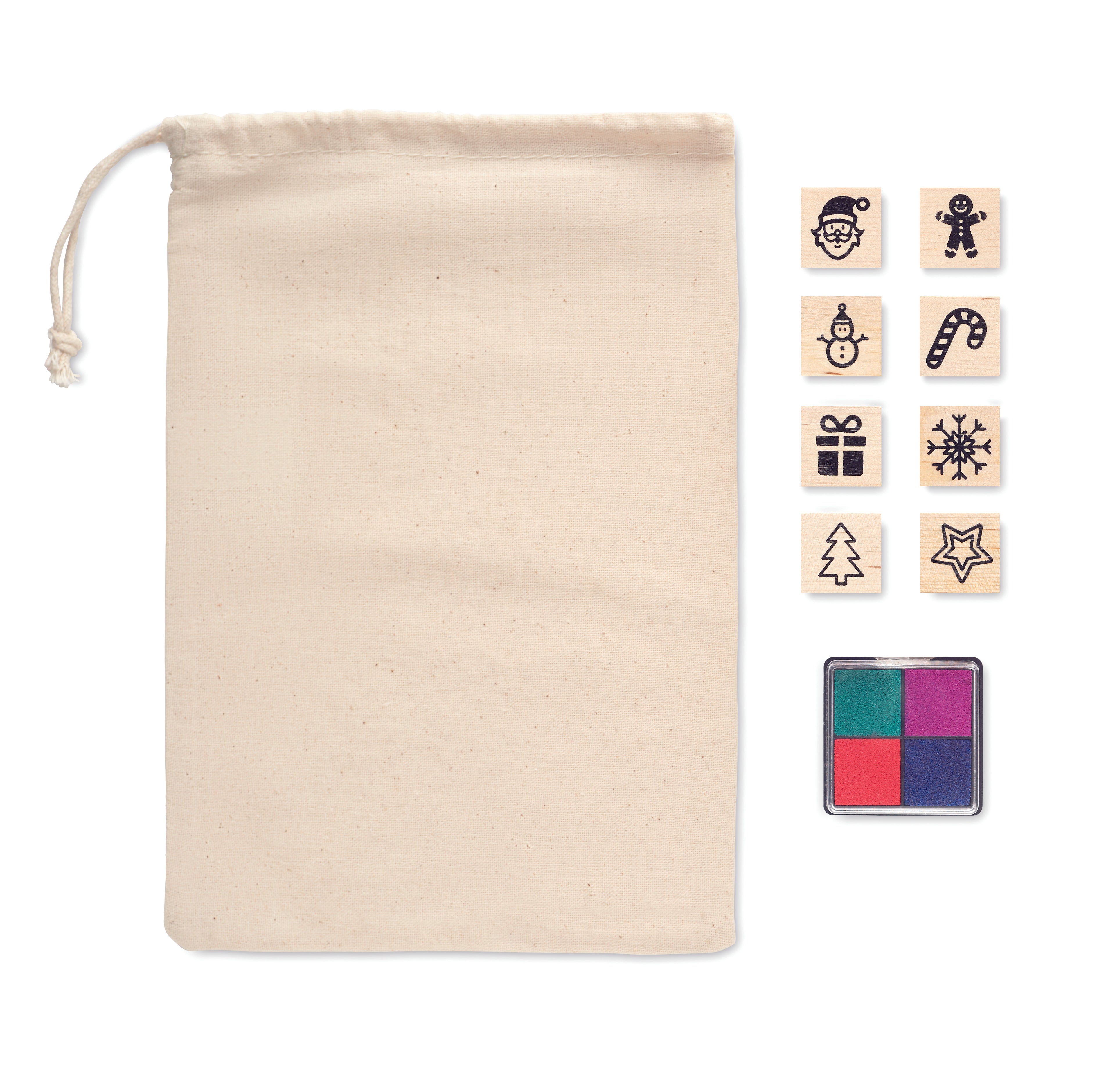 Set de 8 ștampile de Crăciun