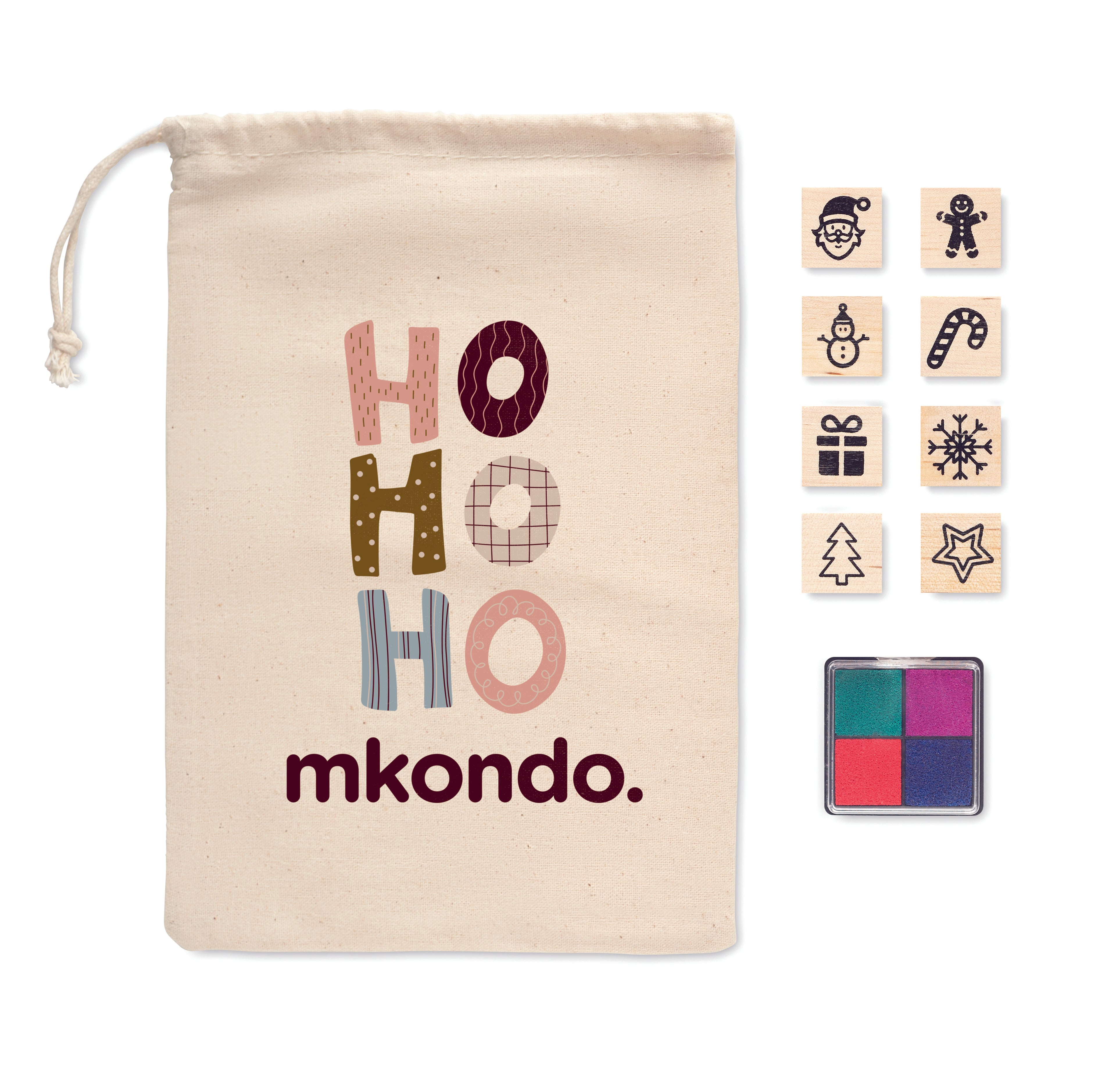 Set de 8 ștampile de Crăciun