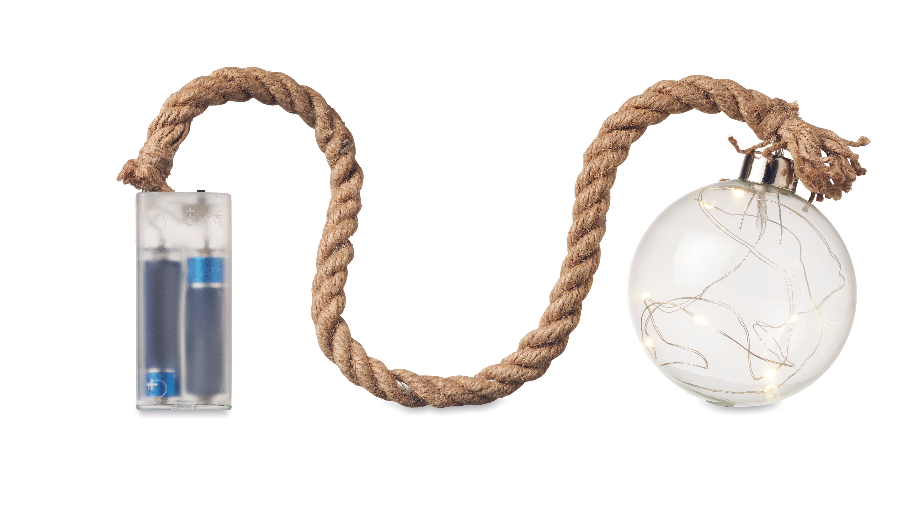 Glob de sticlă cu LED-uri