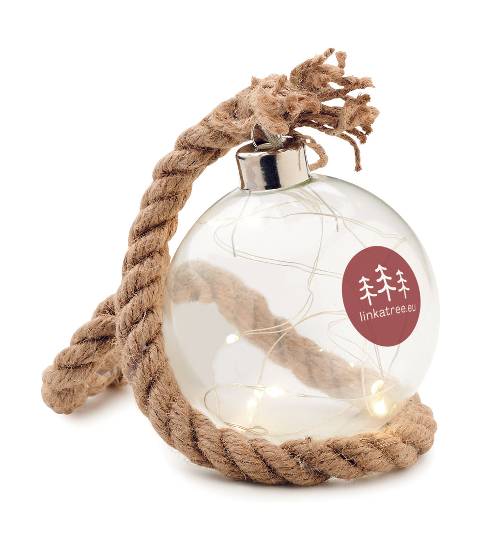 Glob de sticlă cu LED-uri