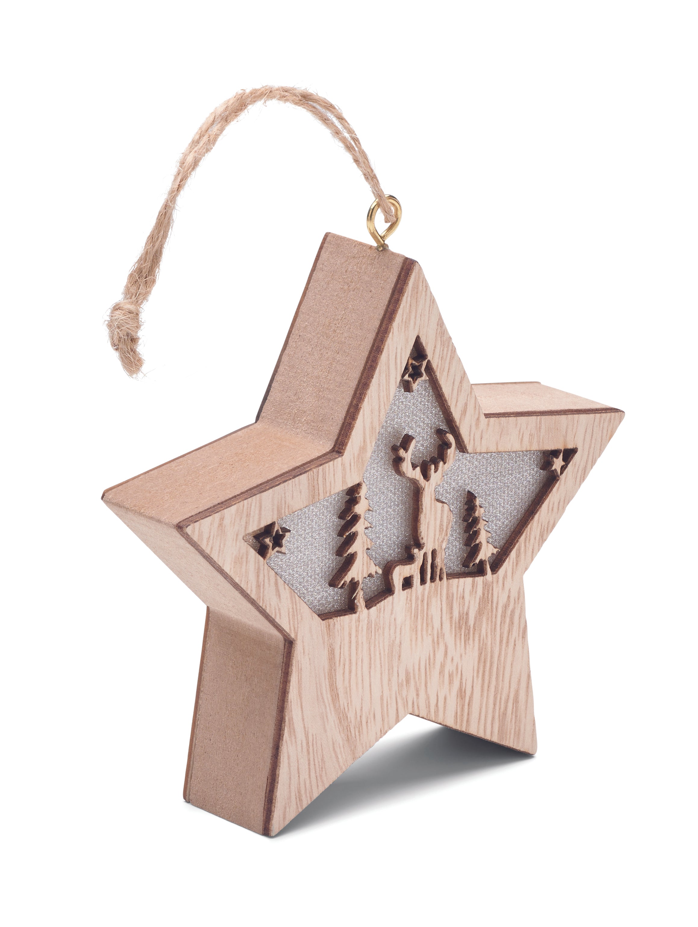 Stea din MDF cu lumină