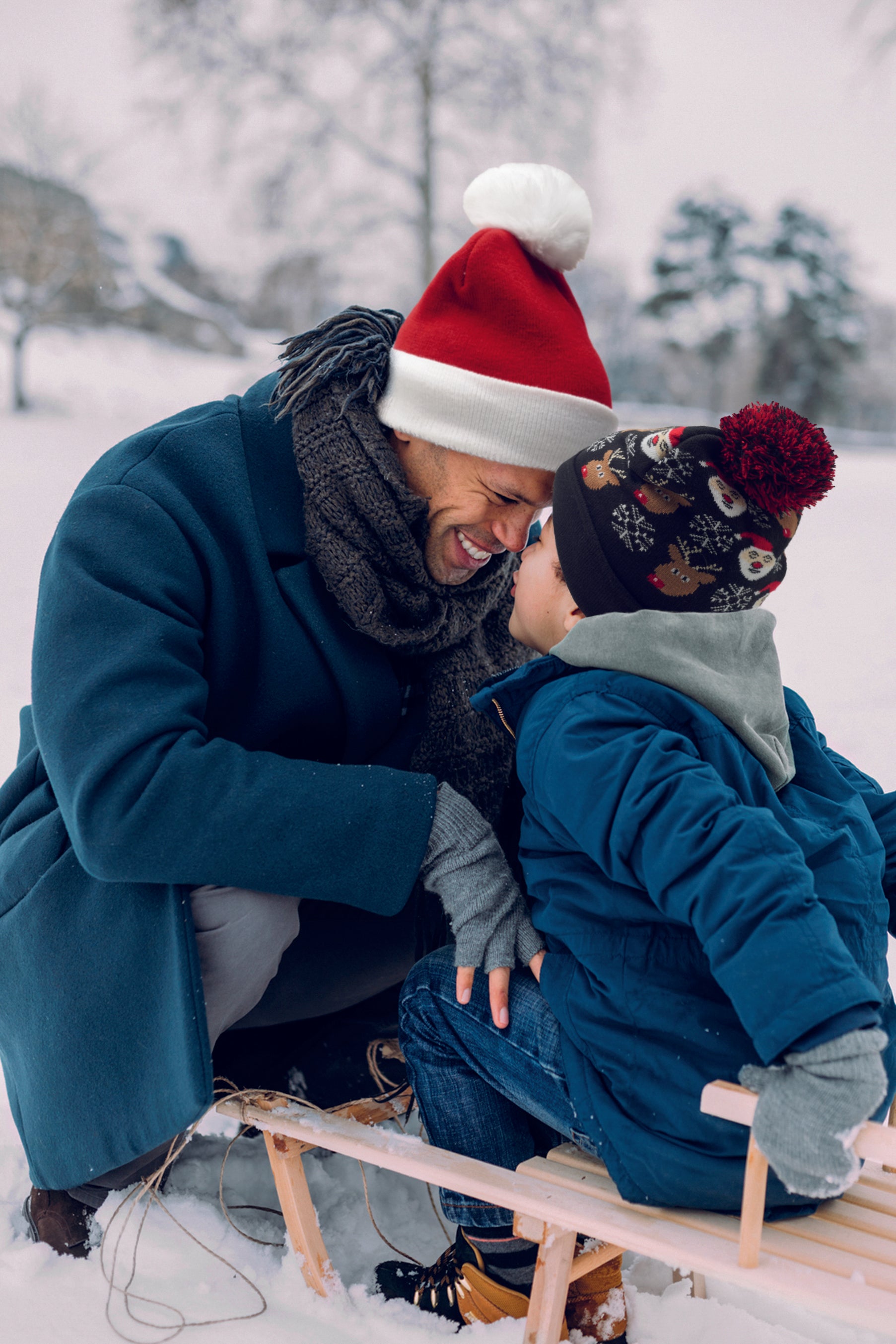 Căciulă tricotată de Crăciun