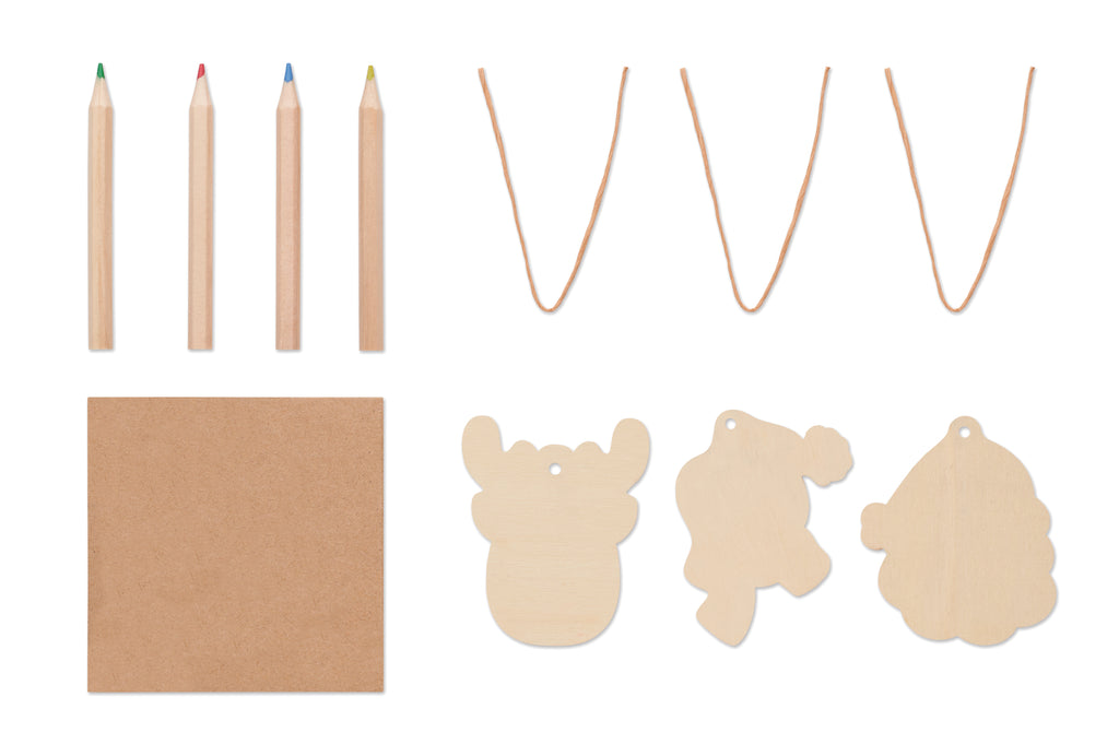 Set de ornamente din lemn pentr