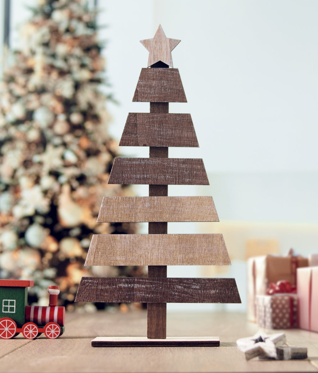 Pom de Crăciun din lemn