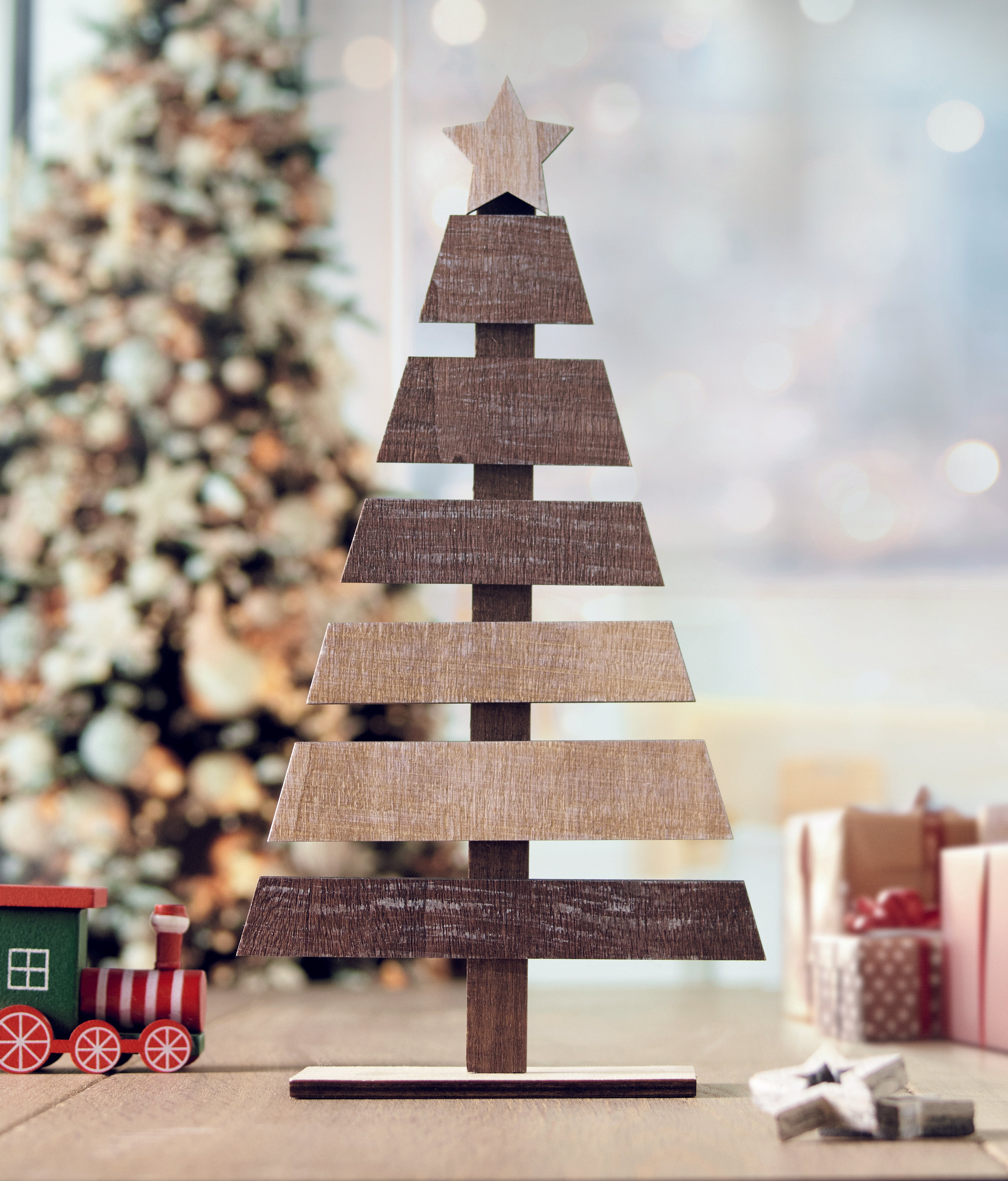 Pom de Crăciun din lemn