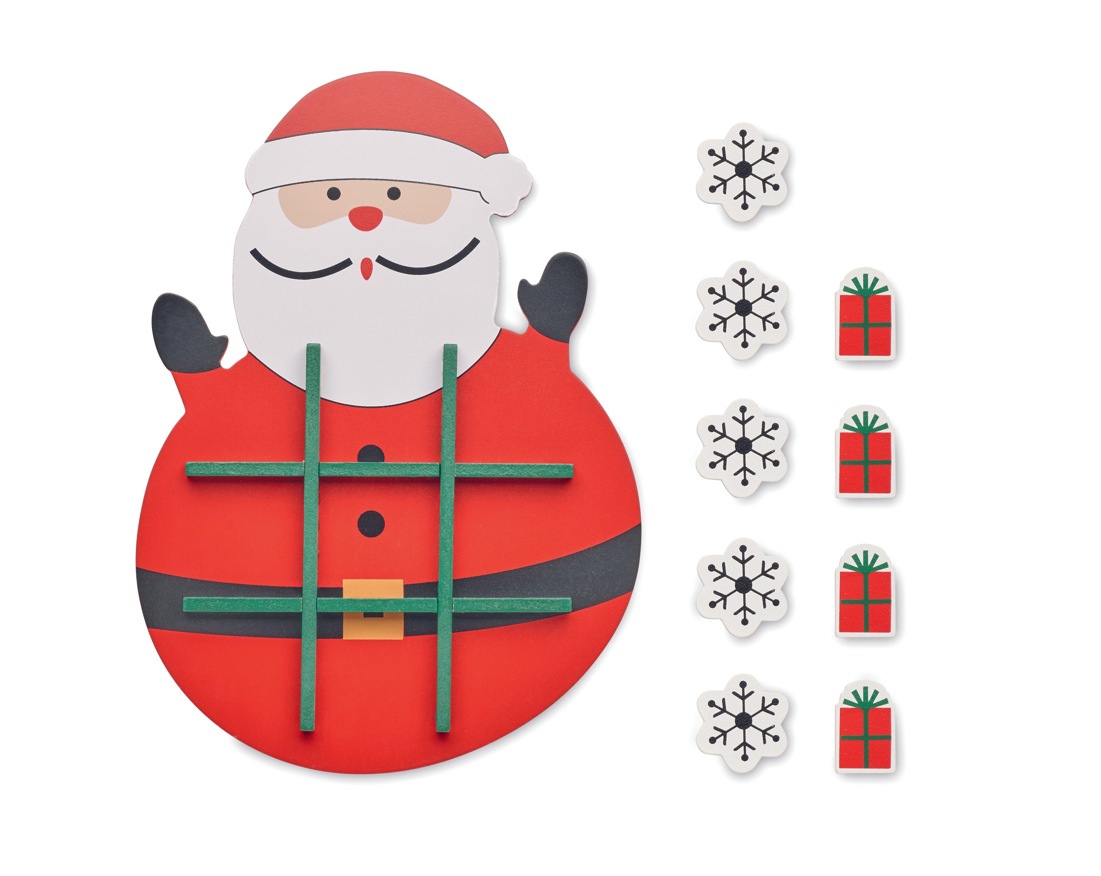 Tic tac toe Crăciun din lemn