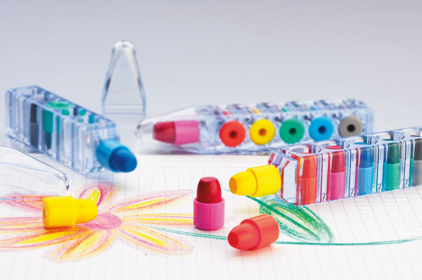 Set de 6 creioane cerate