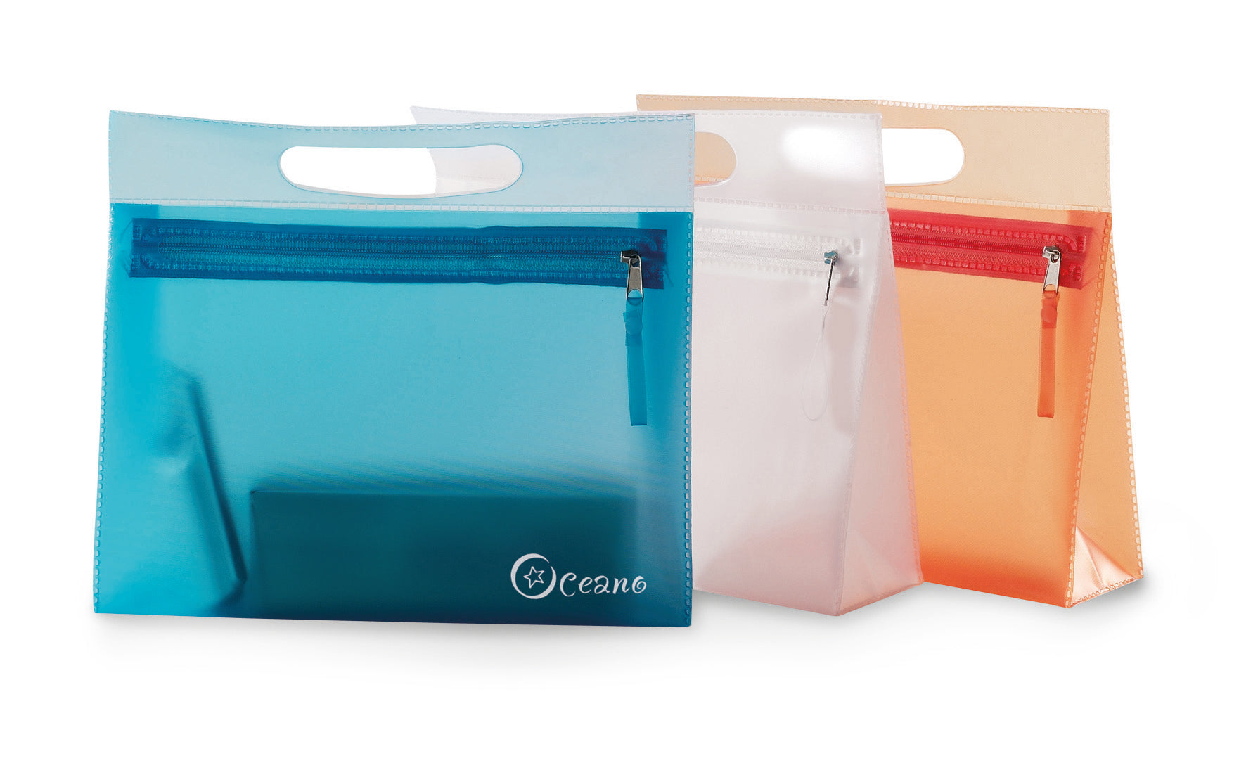 Borsetă transparentă din PVC