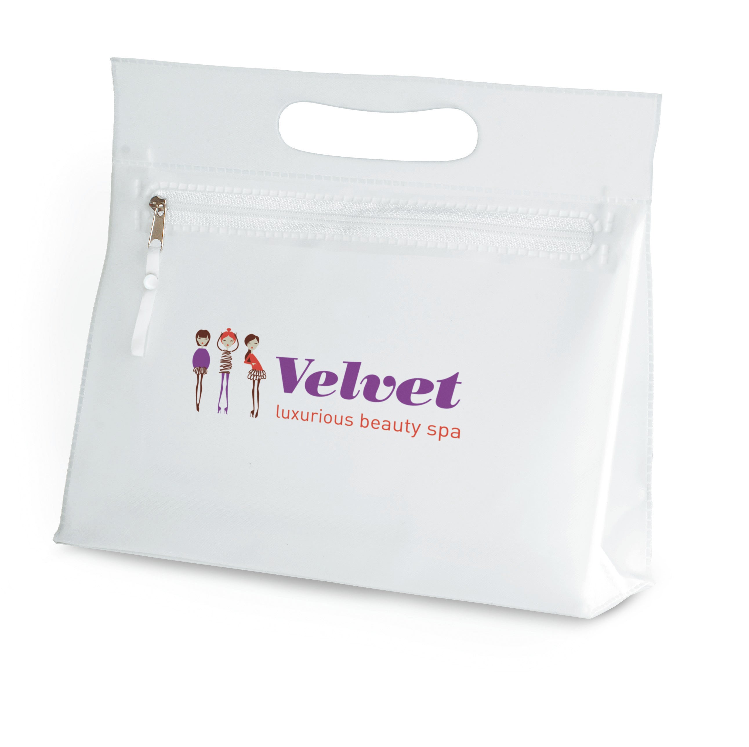 Borsetă transparentă din PVC