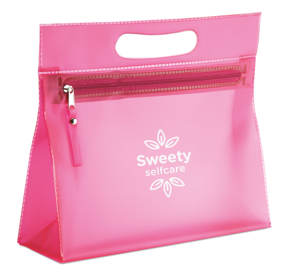 Borsetă transparentă din PVC