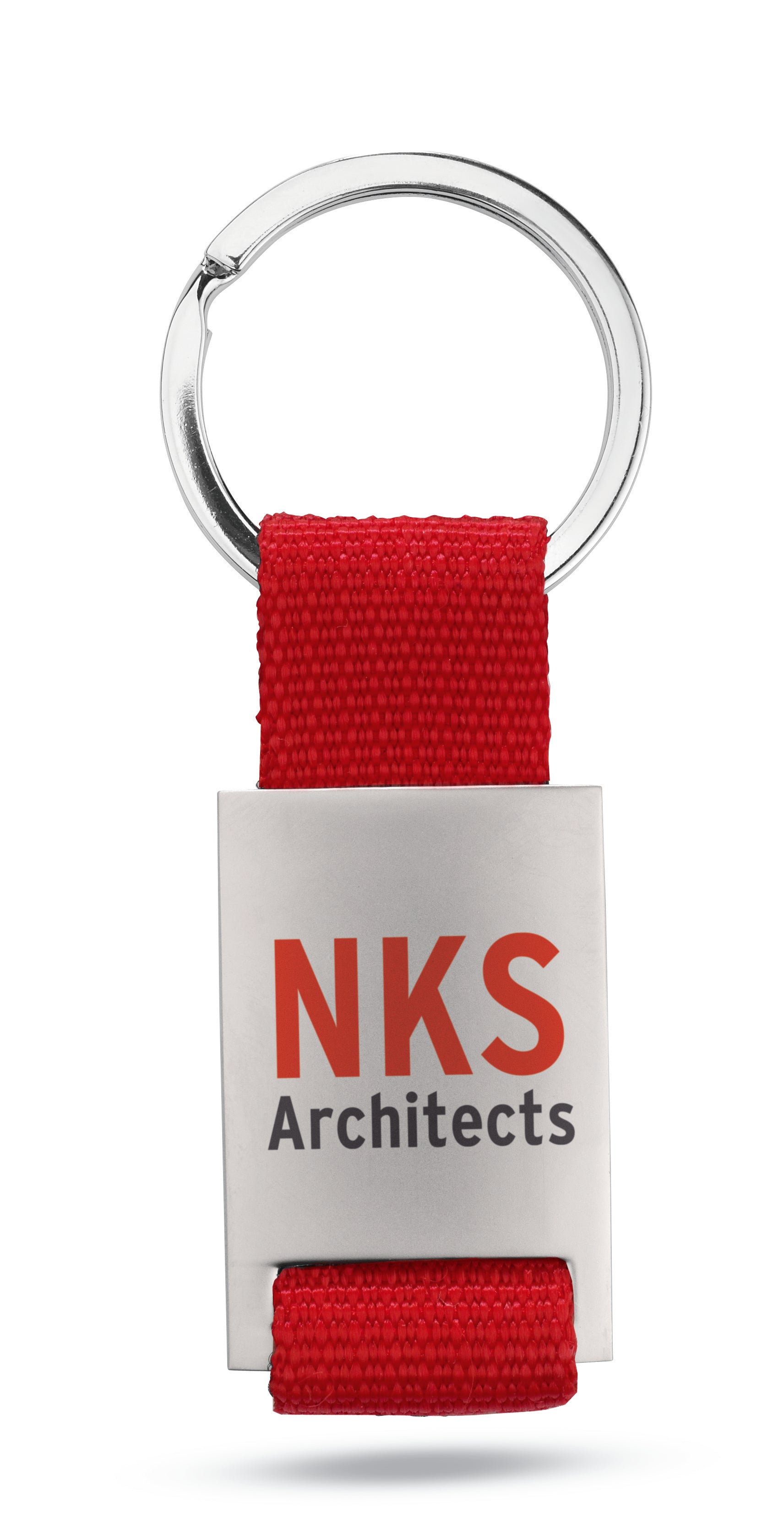 Breloc dreptunghiular metalic