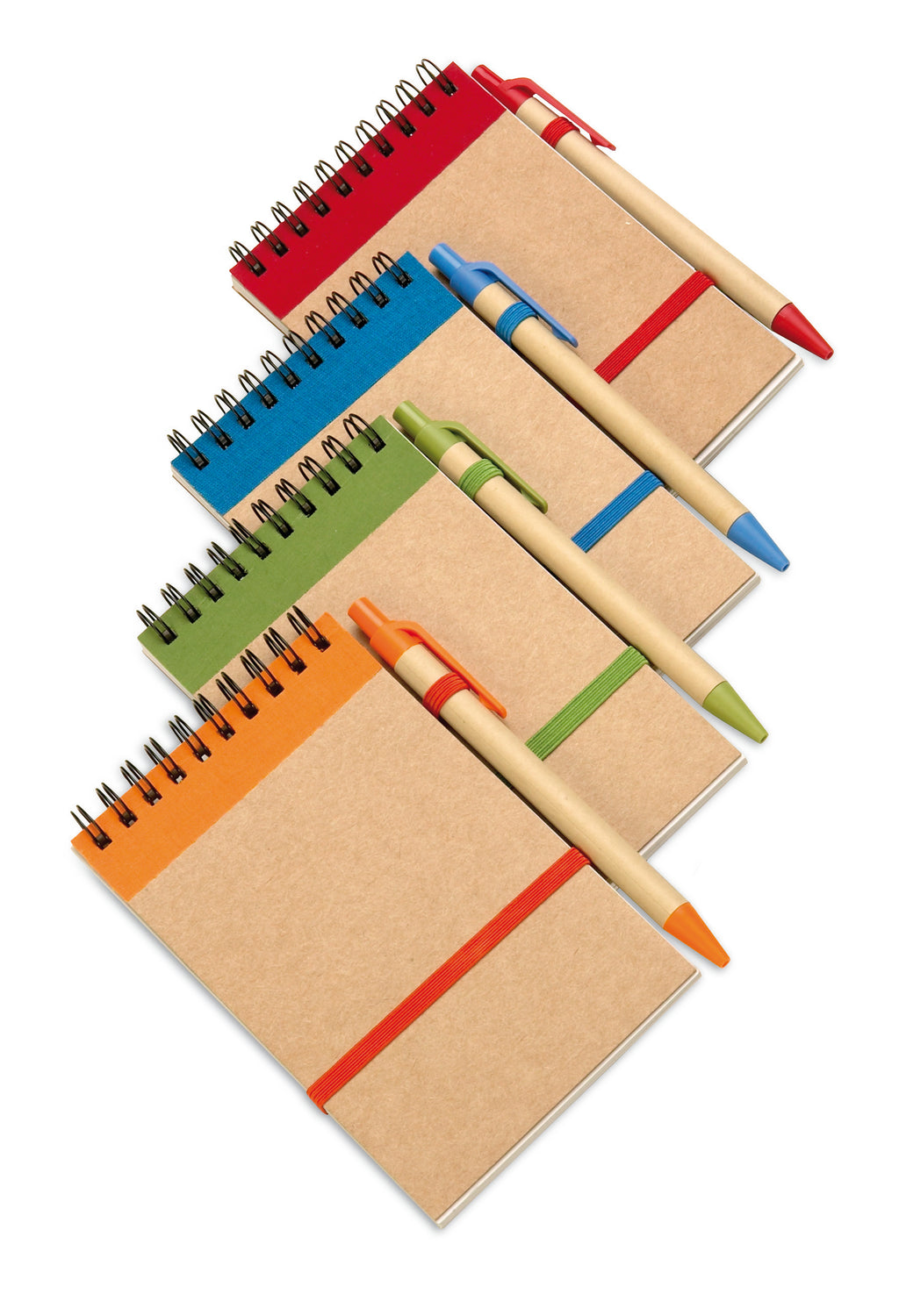 Bloc notes reciclat și pix