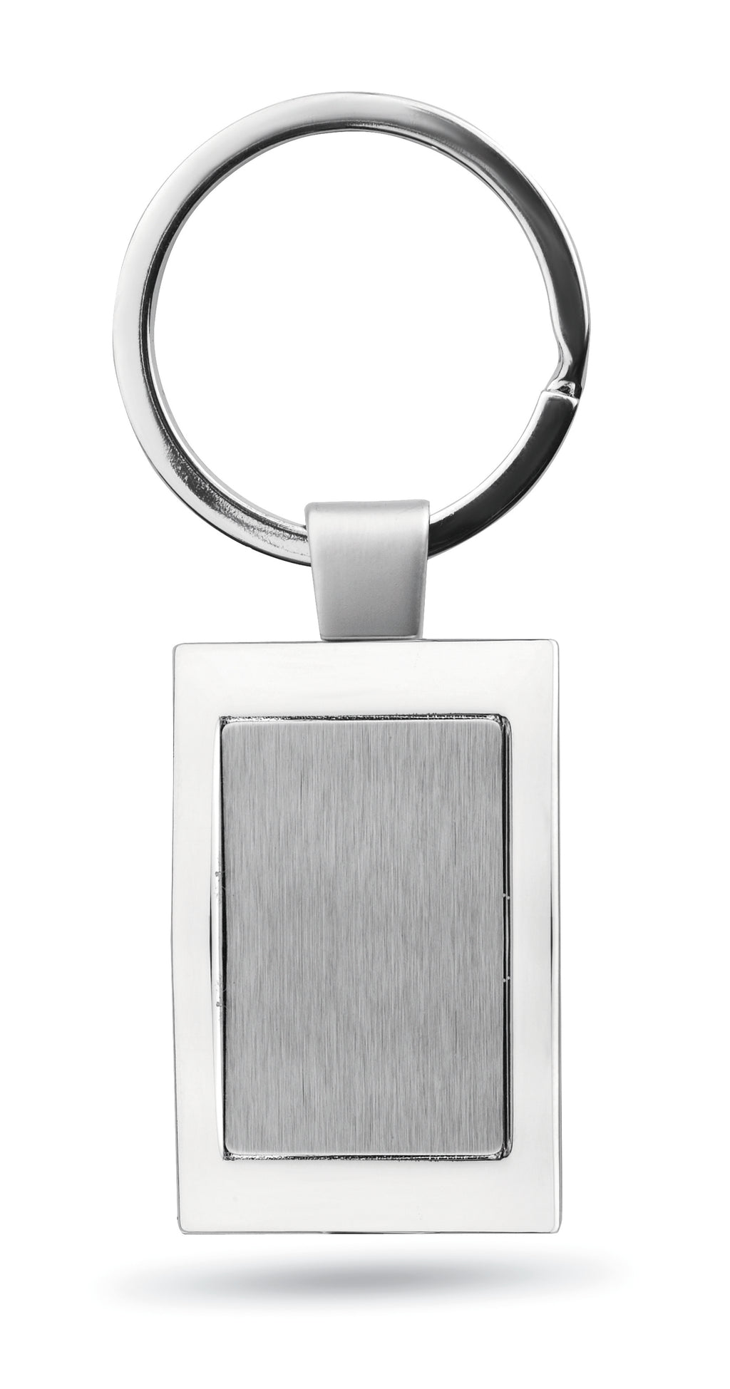 Breloc metalic dreptunghiular