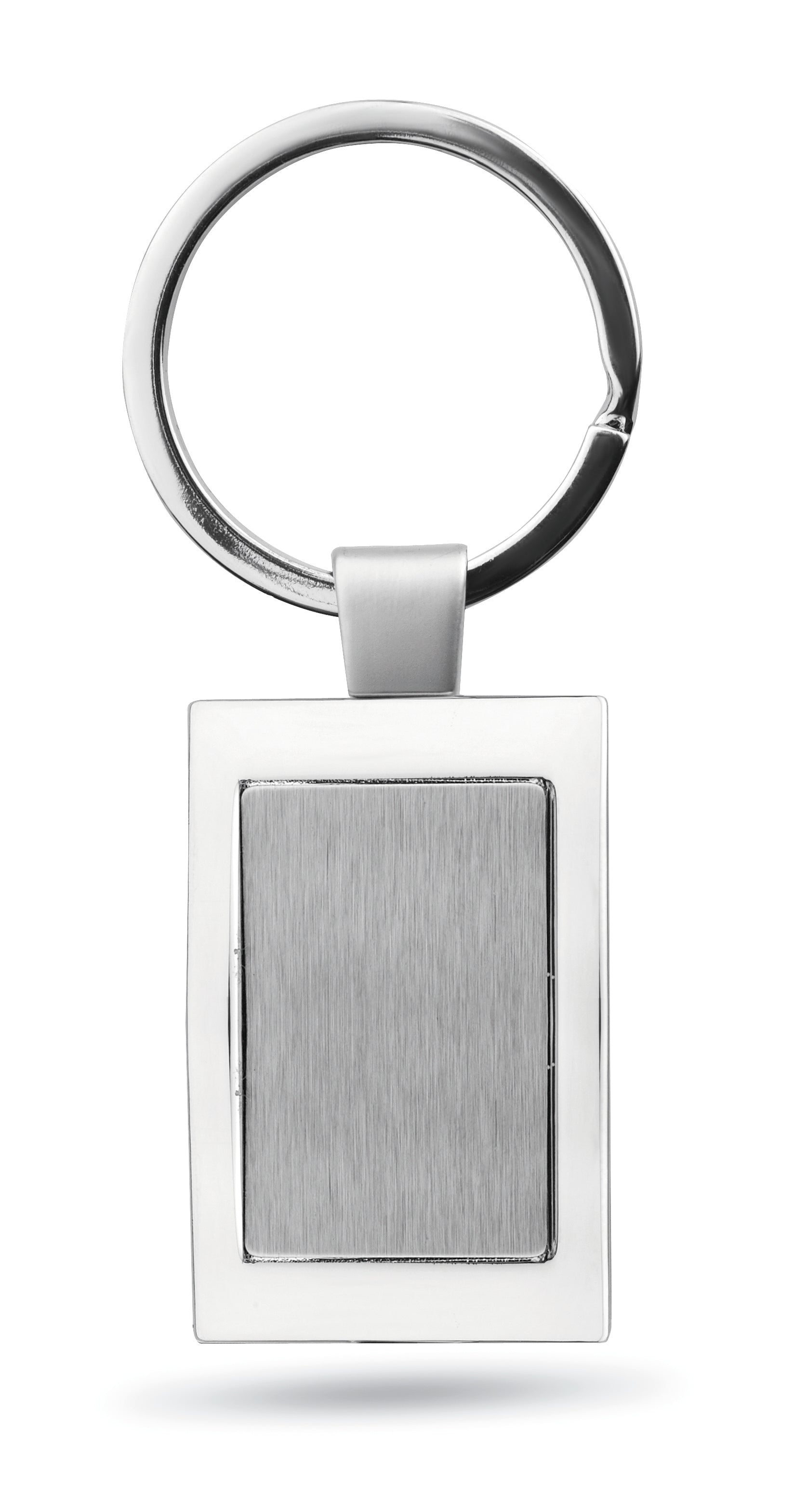 Breloc metalic dreptunghiular