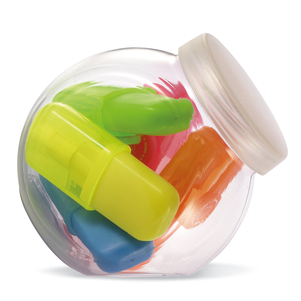 5 textmarkere în cutie mică