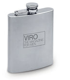 Ploșcă îngustă, volum 200 ml.