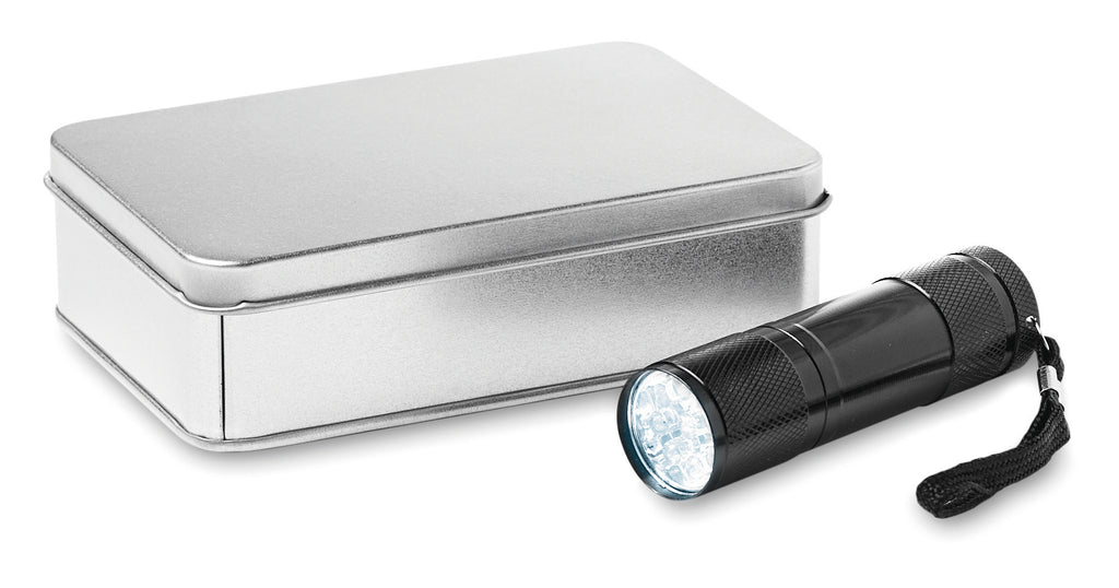 Lanternă cu LED in cutie metal