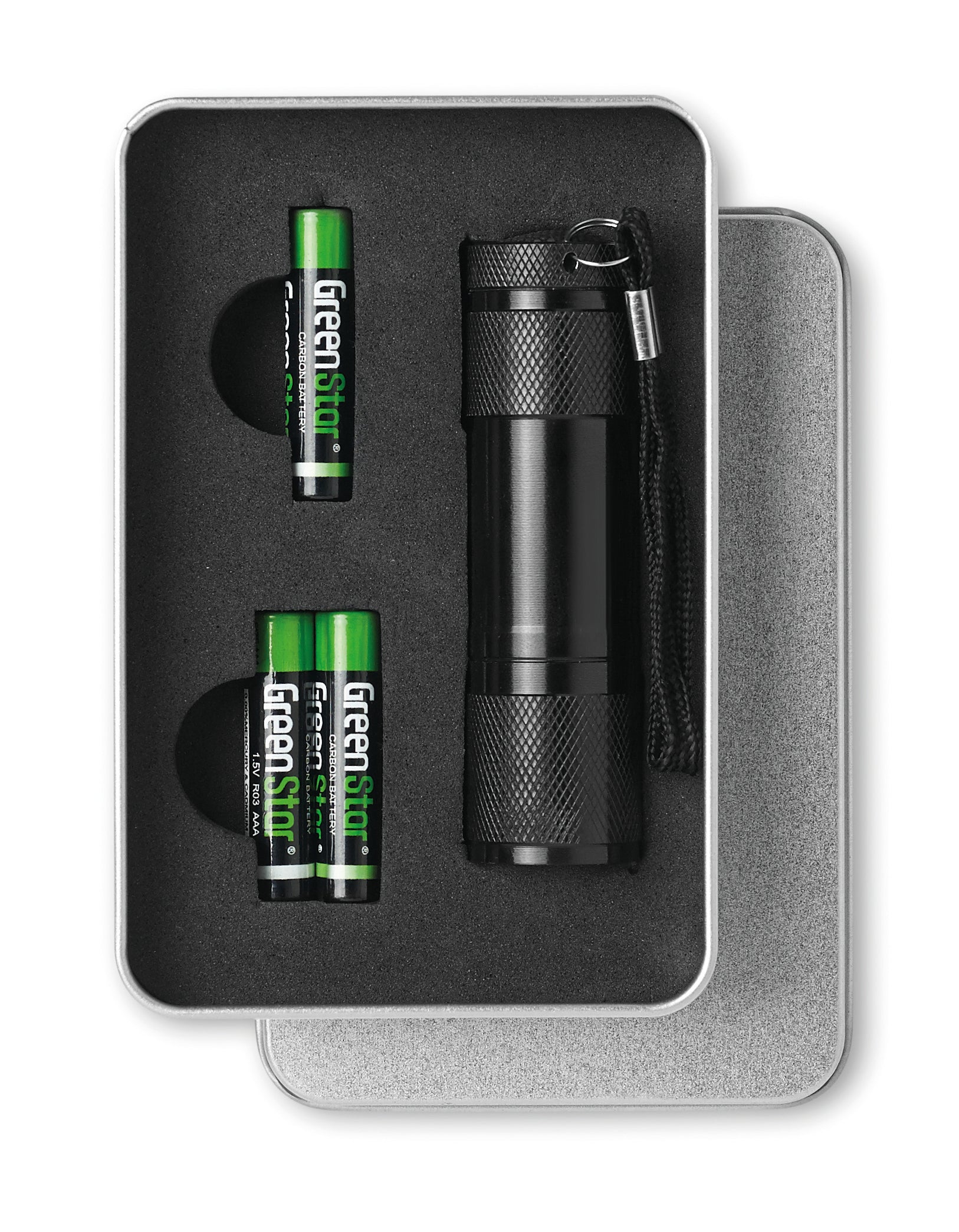 Lanternă cu LED in cutie metal