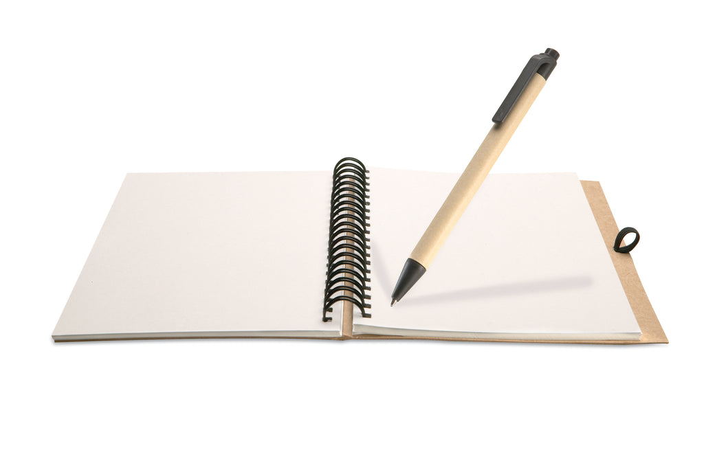 B6 Blocnotes reciclabil şi pix