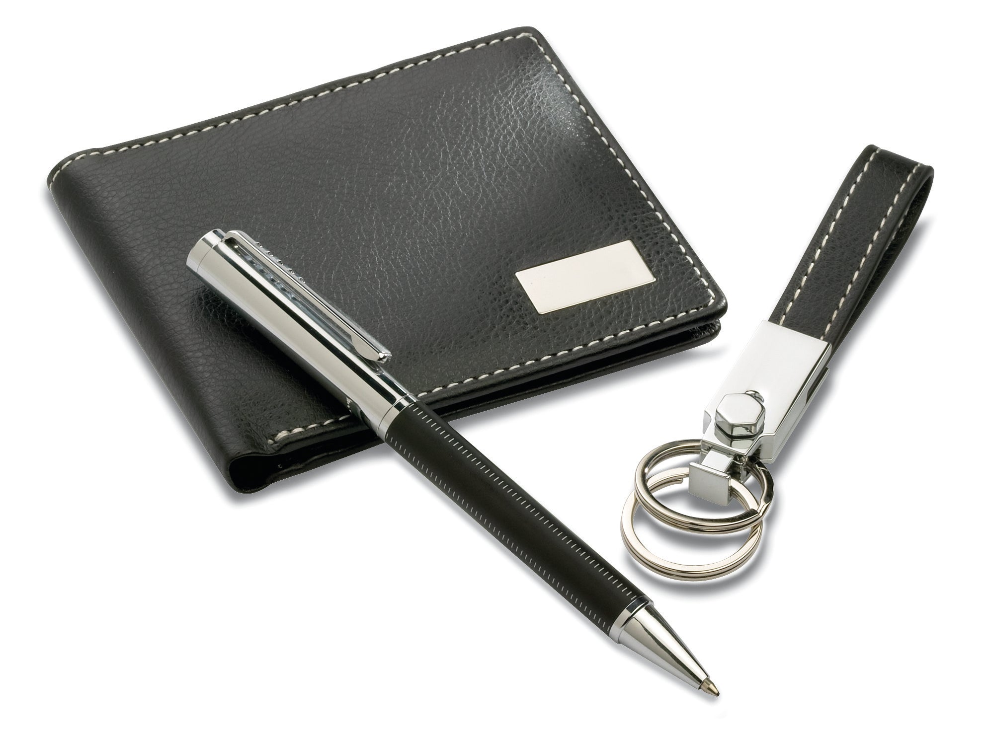 Set cadou:pix+breloc+portmoneu