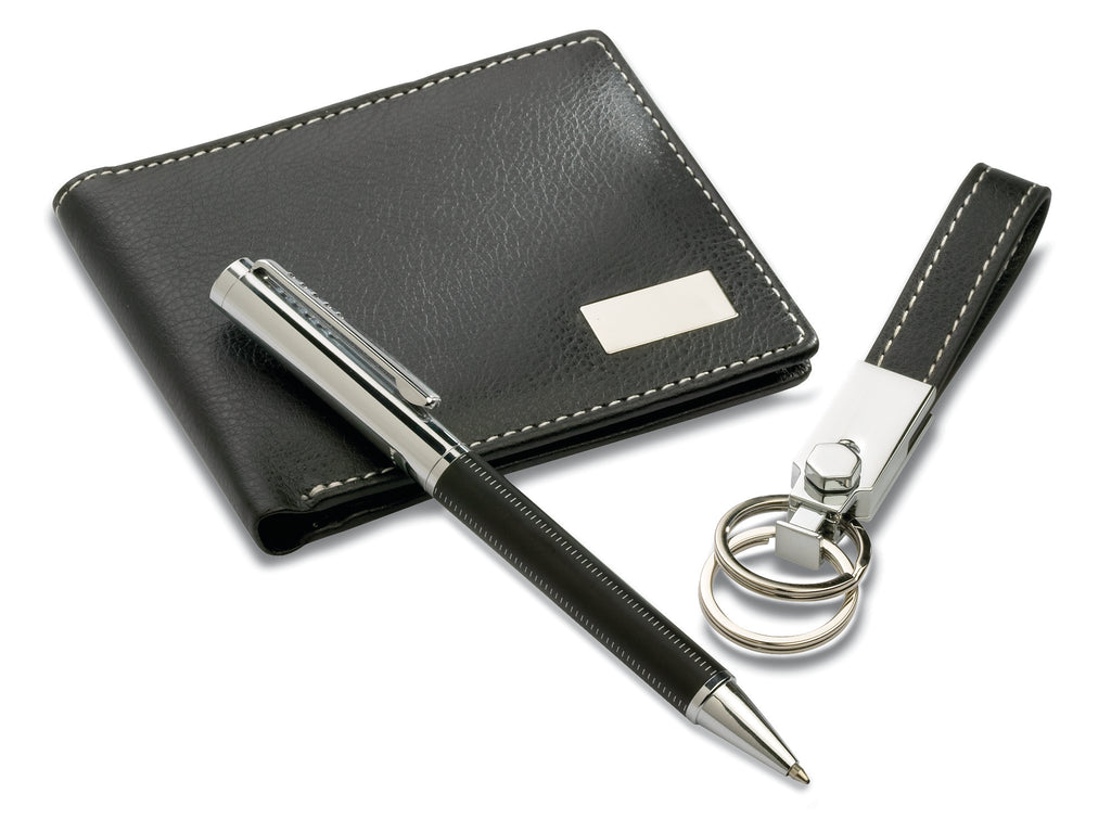 Set cadou:pix+breloc+portmoneu