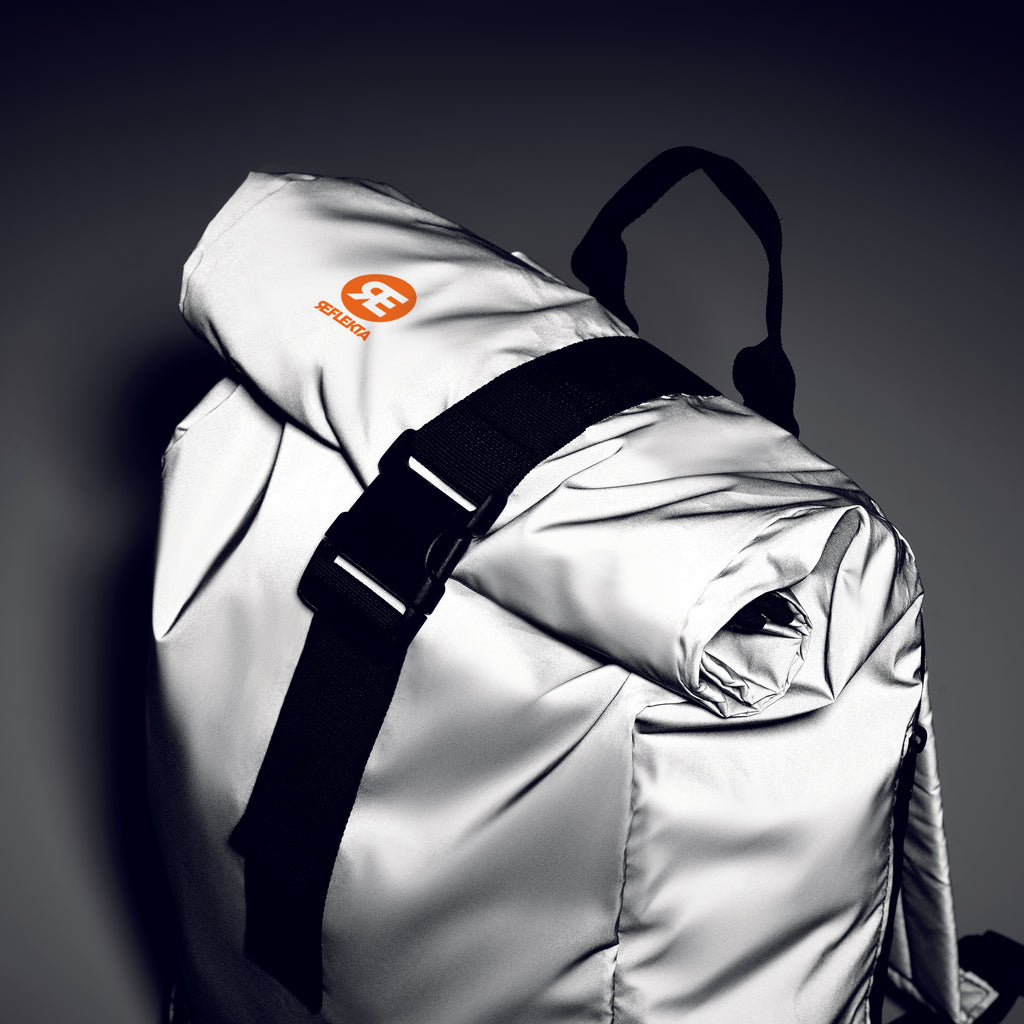 Rucsac rolltop reflectorizant