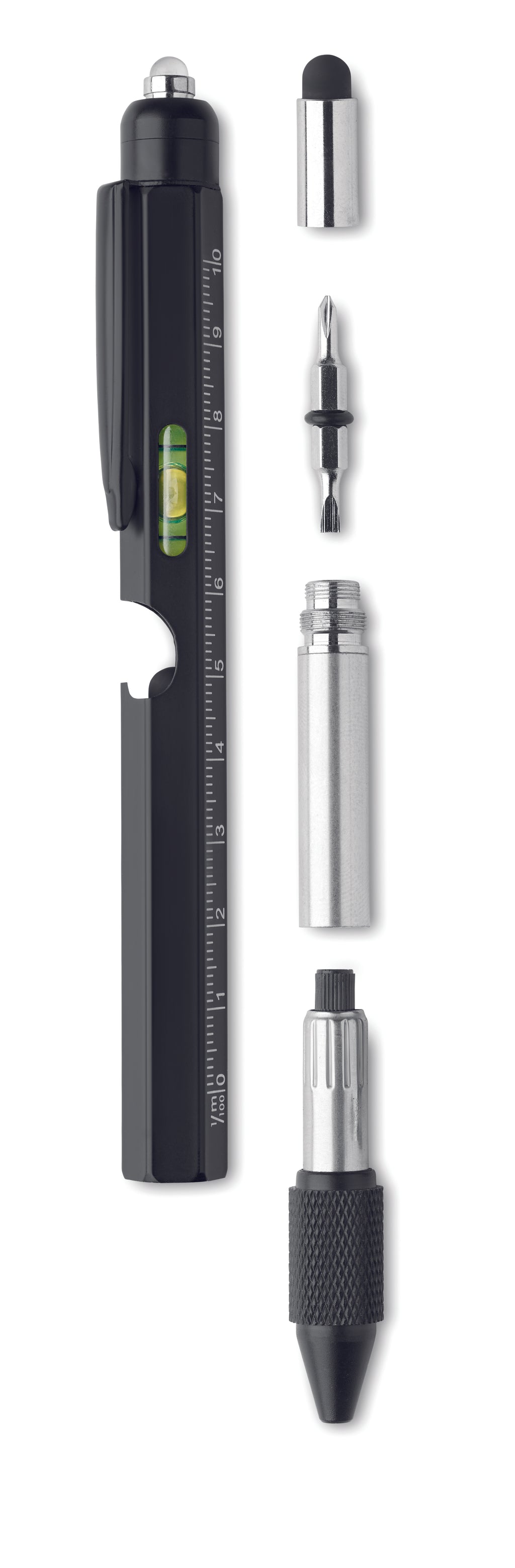 Pix cu nivel cu boloboc și riglă