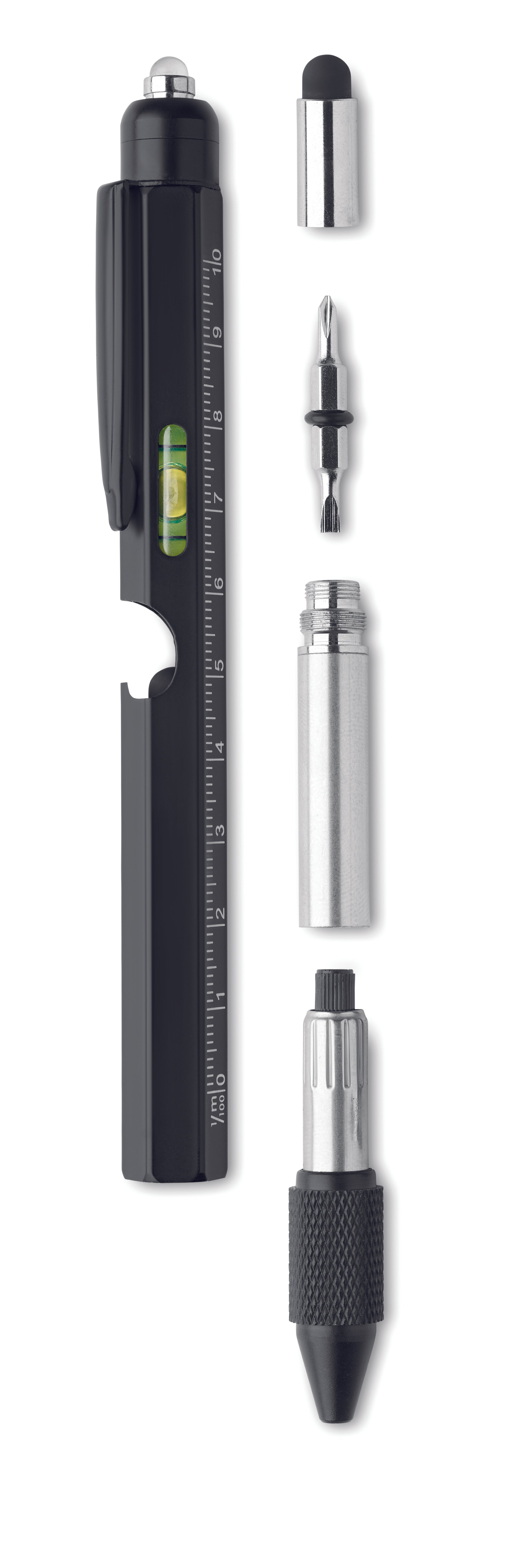 Pix cu nivel cu boloboc și riglă