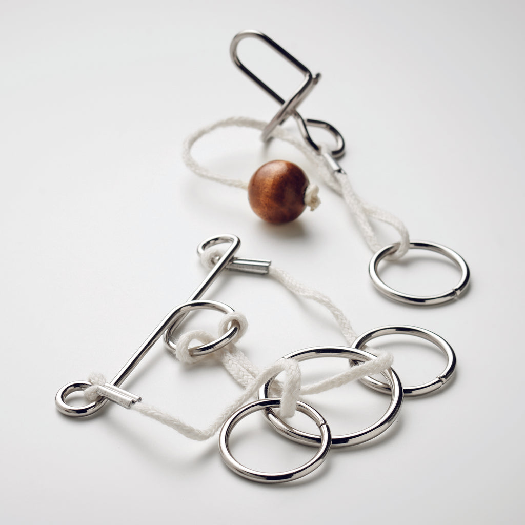 Set de 2 jocuri metalice brainteas