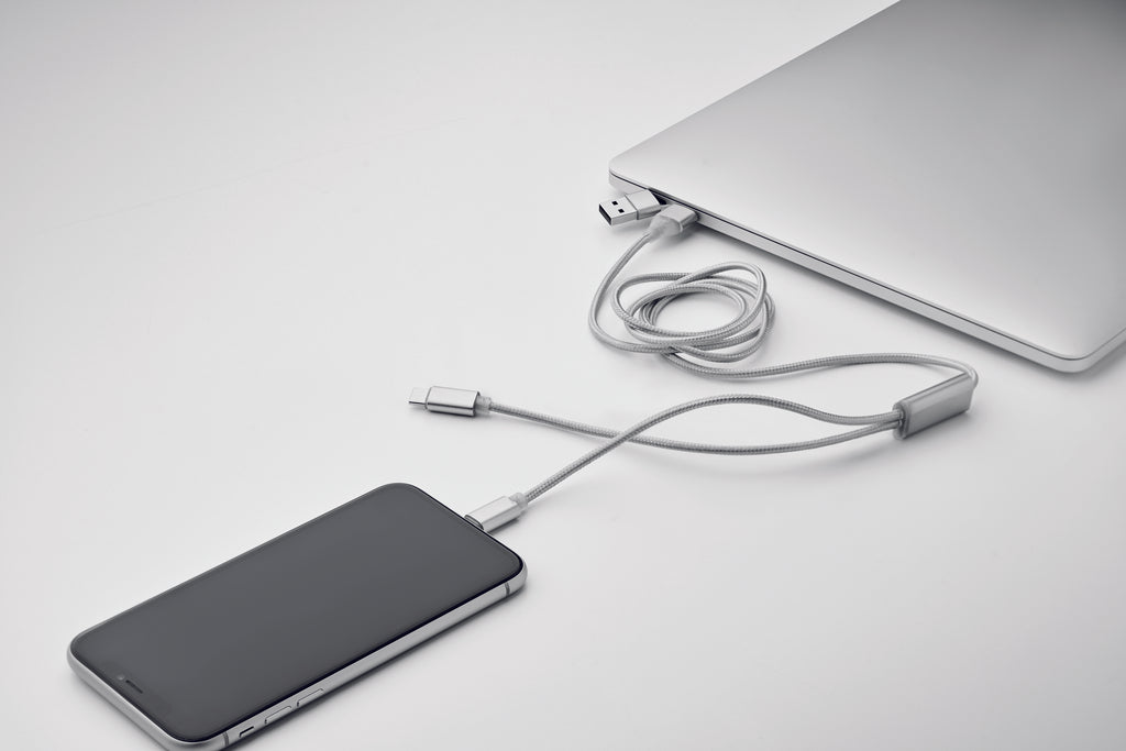 Cablu lung de încărcare 2în1