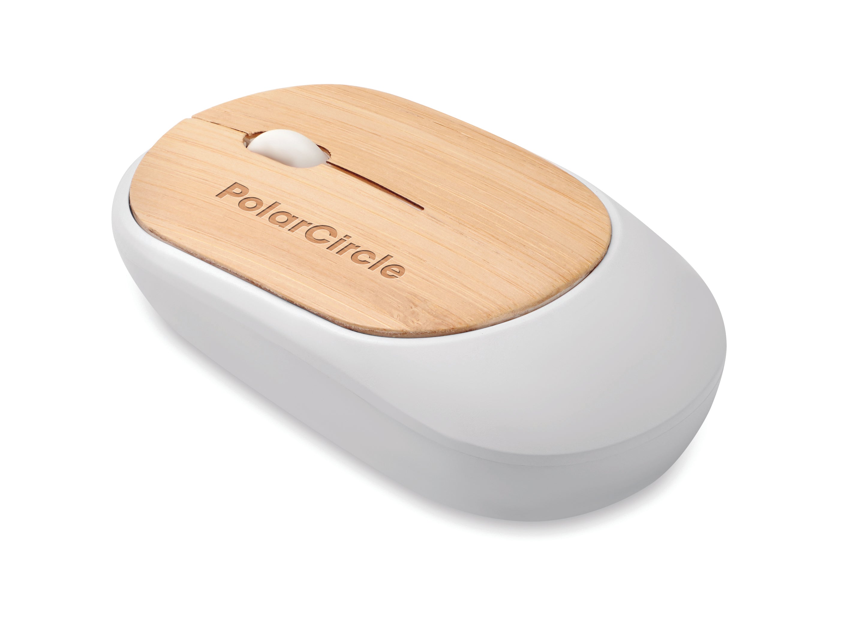 Mouse fără fir din bambus