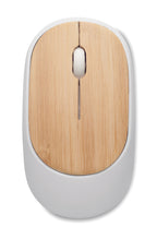 Mouse fără fir din bambus