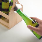 Lădiță pentru 6 beri din bambus