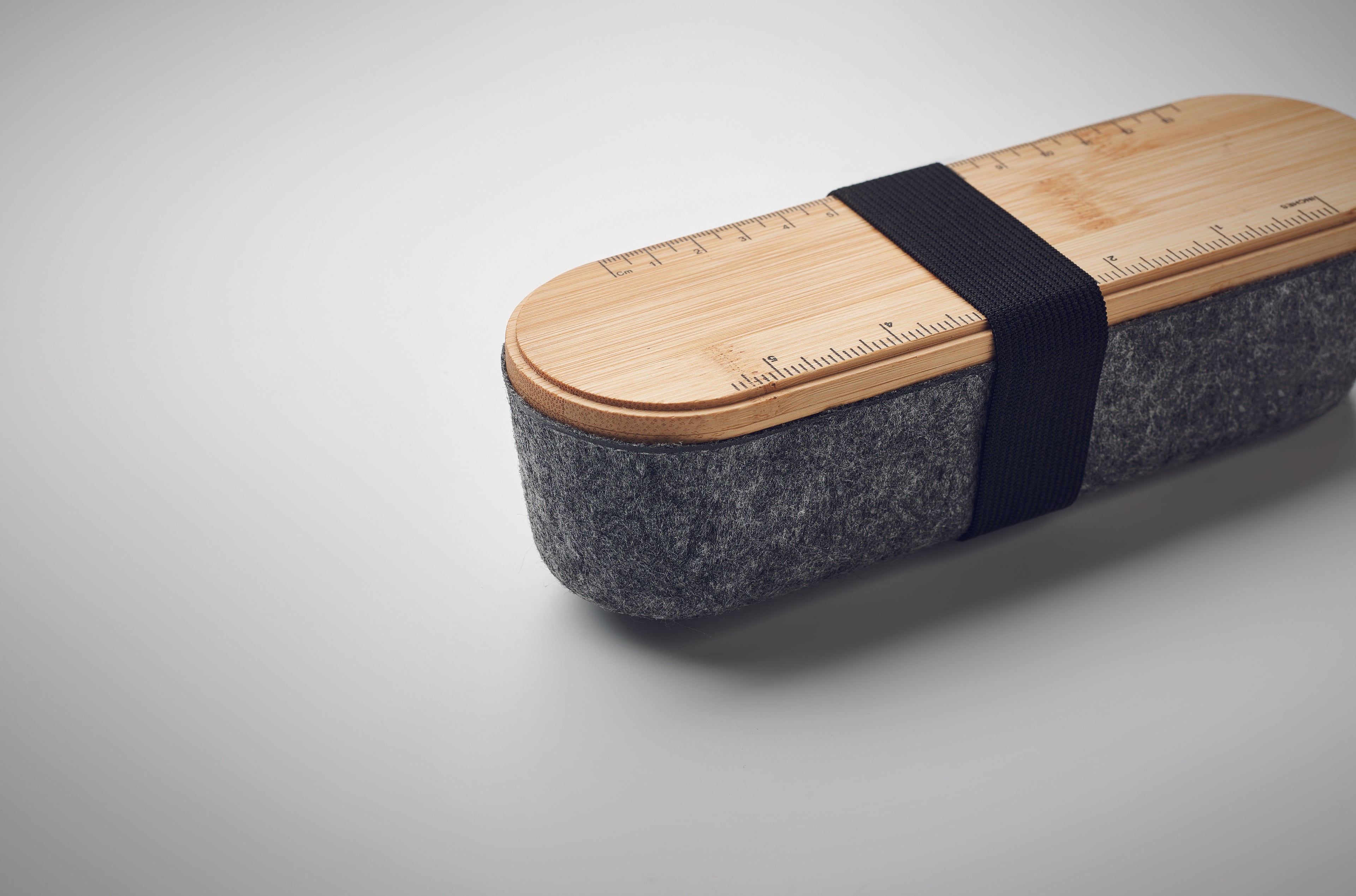 Husă creioane pâslă RPET cu cap