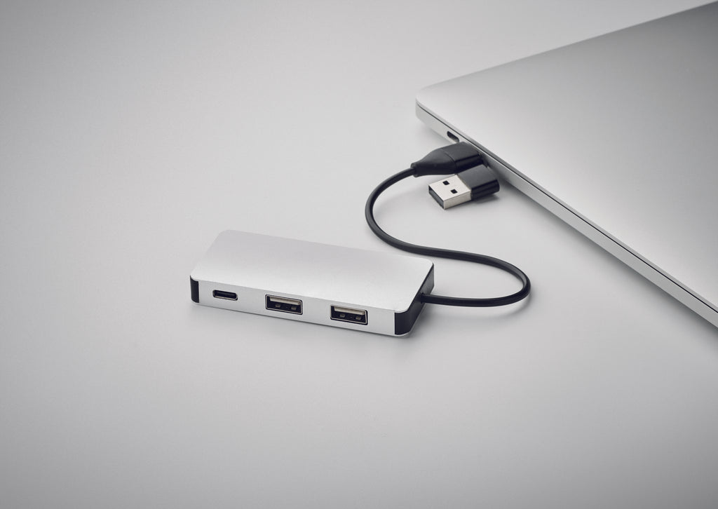 Hub USB cu 3 porturi + cablu 20