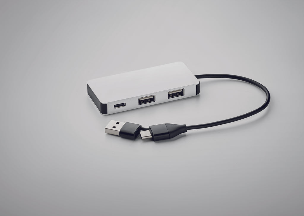 Hub USB cu 3 porturi + cablu 20