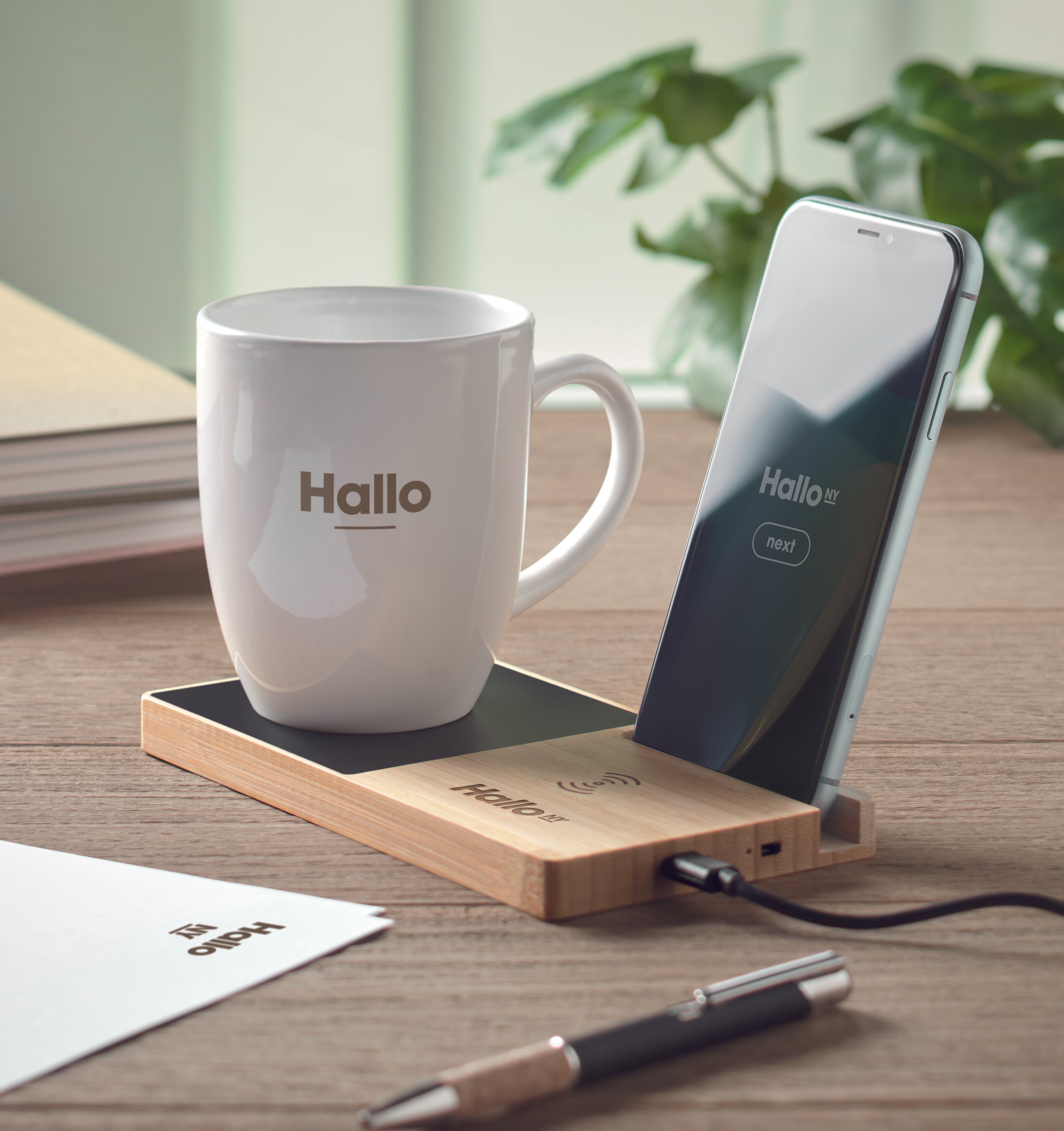 încărcător wireless mug warmer