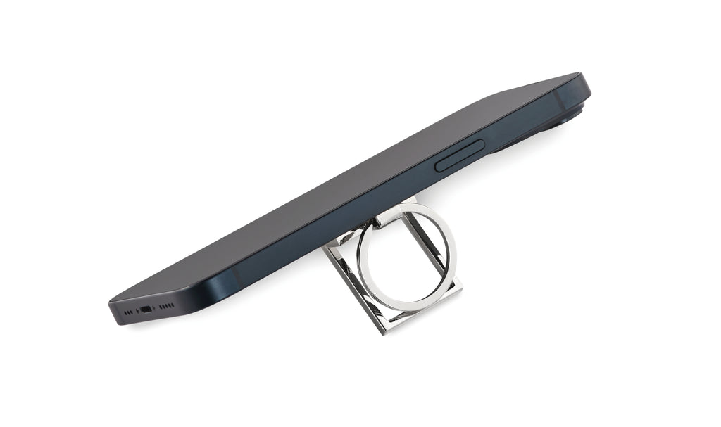 Breloc metalic cu suport tel