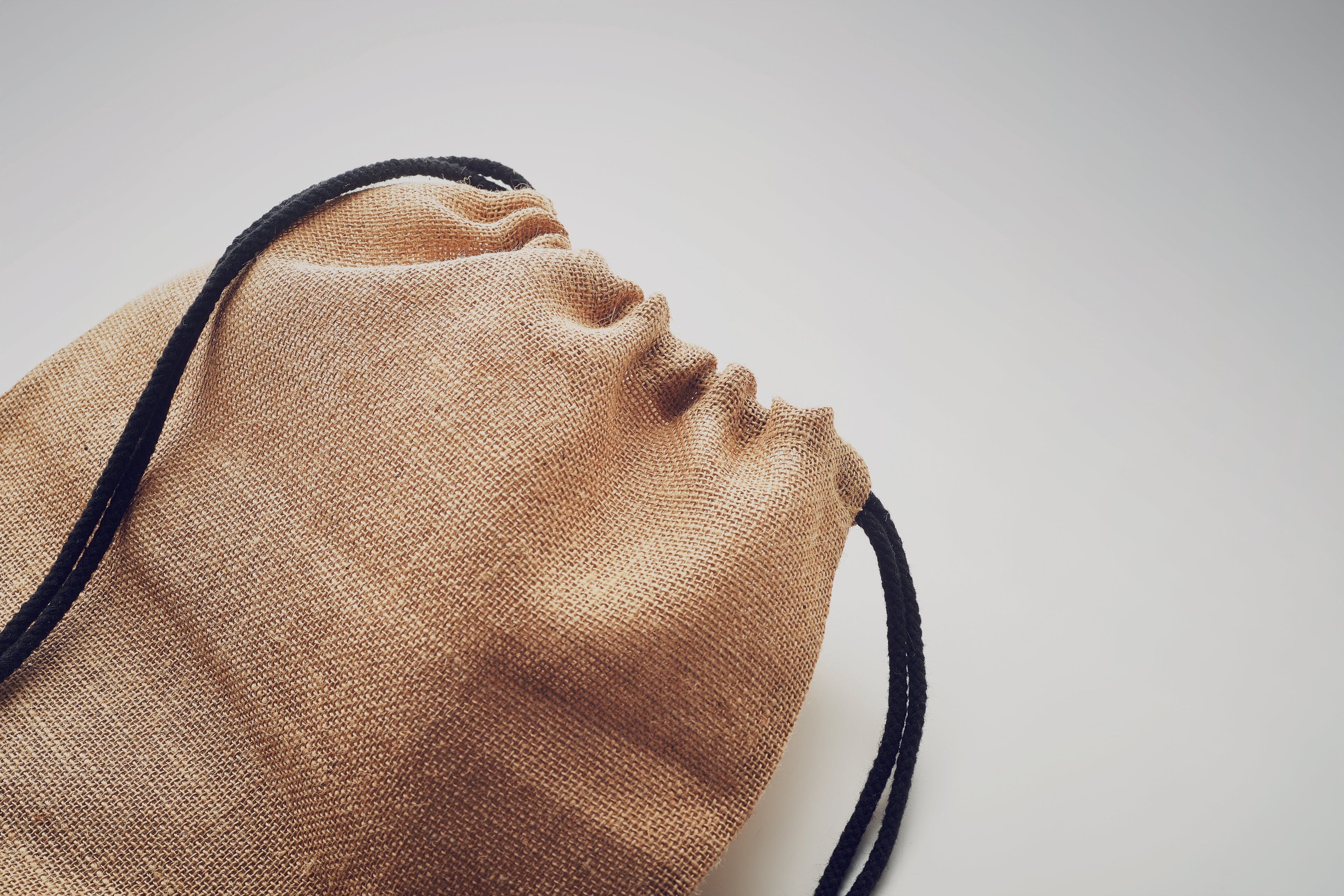 Rucsac cu cordon din iută